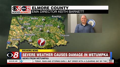 Elmore County Storm Damage Confirmed - Alabama News