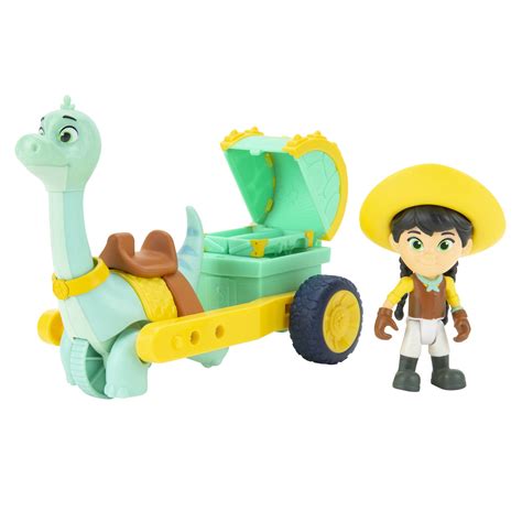 Dino Ranch Min and Clover’s Care Cart Vehicle - Features 5” Dino Clover ...