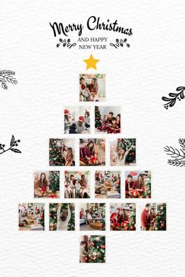 Free printable Christmas photo collage templates | Canva