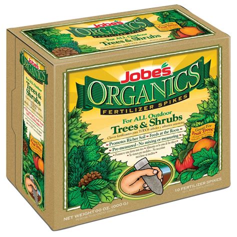 Jobes Organic Tree Fertilizer Spikes - 10 pack - Lawn & Garden ...