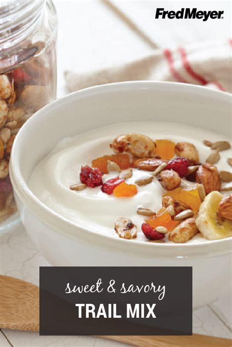 Sweet & Savory Trail Mix - Fred Meyer | Recipe | Homemade snack mix, Easy snack recipes, Savory ...