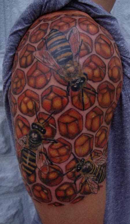 Bee Hive Tattoo by Larry Brogan: TattooNOW