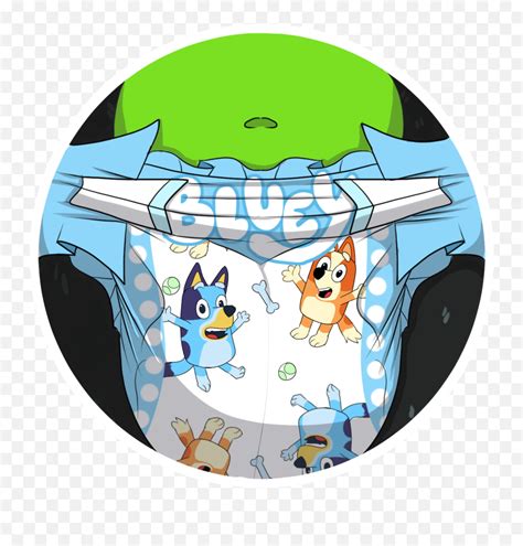 Sonaru0027s Bluey Diaper Icon - By Rileykit U2014 Weasyl Art Png,Toxin ...