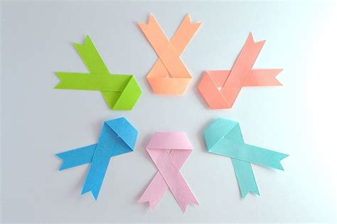 six, assorted-color breast cancer ribbons, white, surface, uterine, mama, cancer, prostate ...