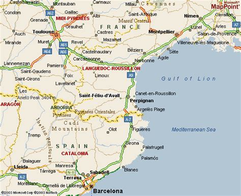 Perpignan Map - France