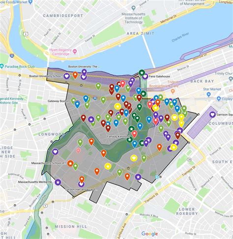 Fenway Park Boston Map