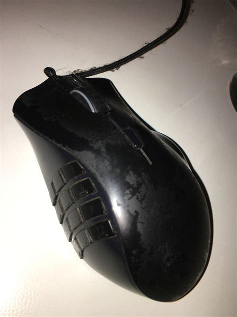 My friend’s six years old Razer mouse. It has seen many a WOW raids and its LEDs are gone. Still ...