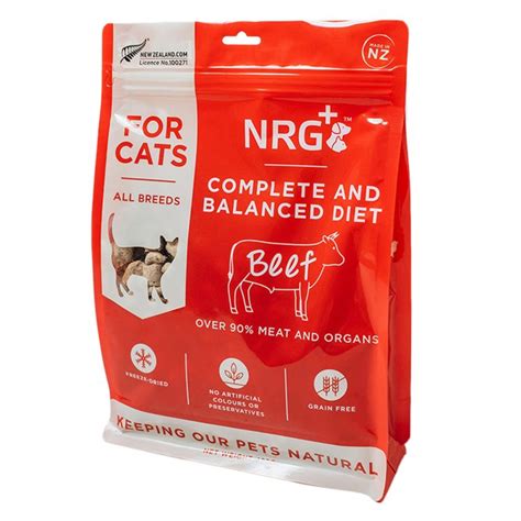 Freeze-Dried Cat Food - NRG Plus - 100% Natural