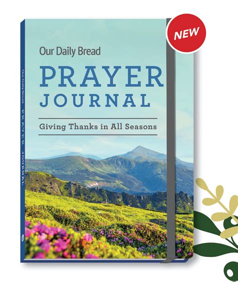 Our Daily Bread Prayer Journal - Giving Thanks in all Seasons – Our Daily Bread Publishing Canada