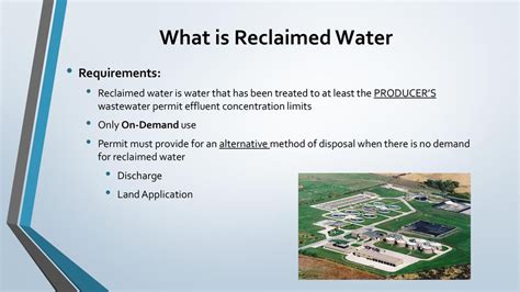 Use of Domestic Reclaimed Water - ppt download