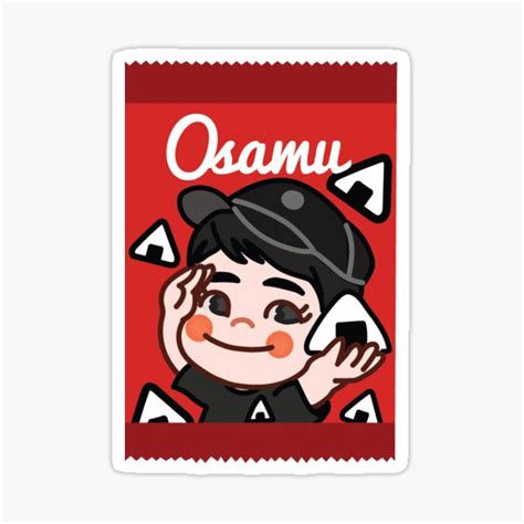 "Milky Onigiri Miya Osamu " Sticker for Sale by halobear | Redbubble