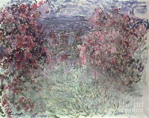 The Garden At Giverny Painting by Claude Monet - Pixels