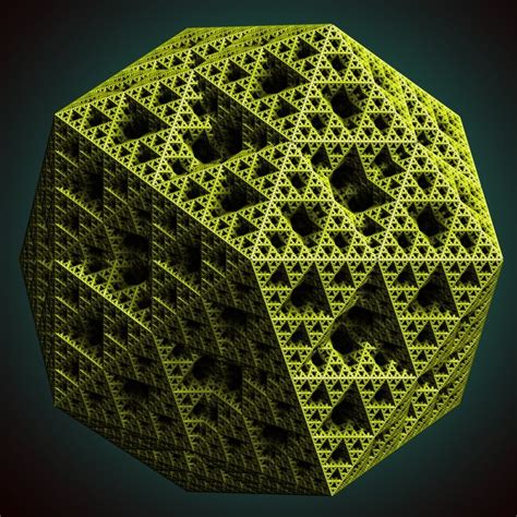 Sierpinski icosahedron ^.^ | Fractals in nature | Pinterest