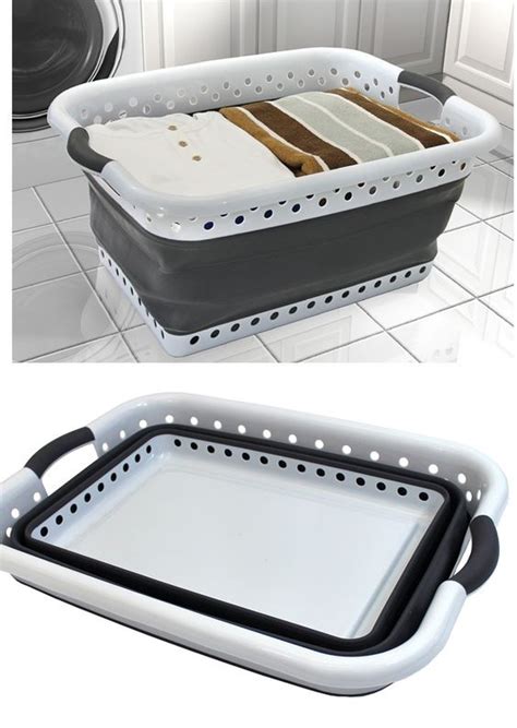 Collapsible Laundry Basket $20 @ Bed Bath & Beyond