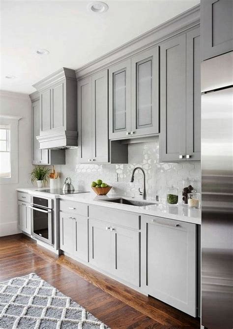 White Kitchen Cabinets With Gray Backsplash – Things In The Kitchen