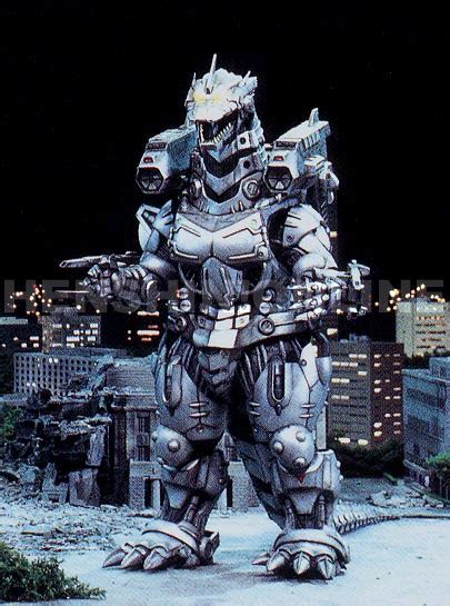 Kiryu Mechagodzilla (Godzilla Against Mechagodzilla) runs the Gundam ...