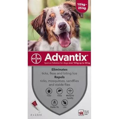 Advantix for Dogs | 10-25kg | 3xApplications