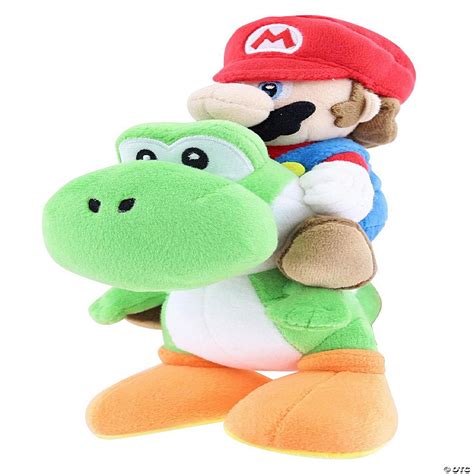 Super Mario All Star Collection 8 Inch Plush Mario Riding Yoshi ...