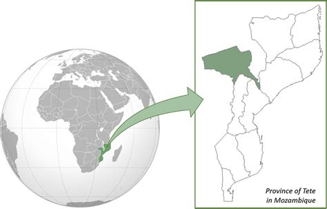 Political map of Tete (Mozambique) | Download Scientific Diagram