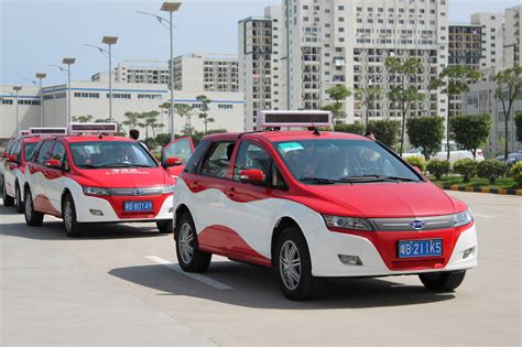 BYD e6 taxi fleet test in Shenzhen