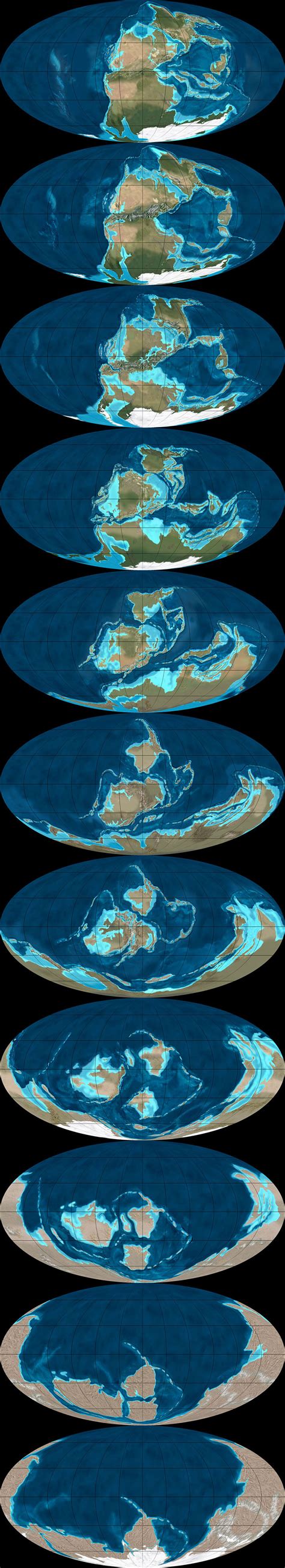 What Did the Continents Look Like Millions of Years Ago? - The Atlantic