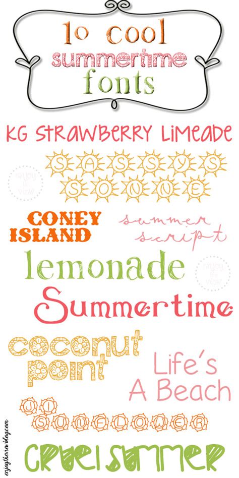 Free Summer Font Fun | Summer font, Scrapbook fonts, Lettering fonts