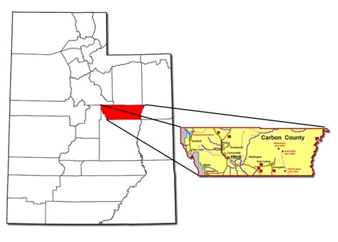 1900 Carbon County Utah Map - Map