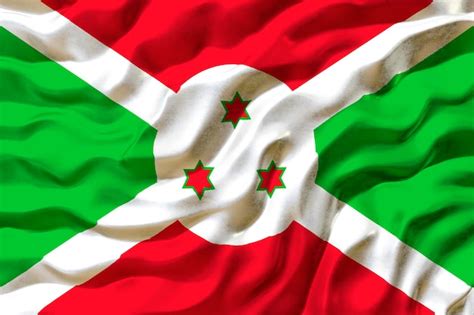 Premium Photo | National flag of burundi background with flag of burundi