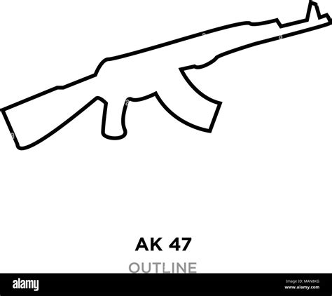 Ak 47 Bullet Outline