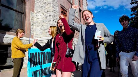 Landmark Climate Victory : Montana Youths Win Historic Court Decision ...