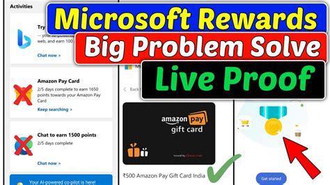 Microsoft Rewards Big Problem Solve | Microsoft Rewards New Update | Microsoft Redeem Problem ...