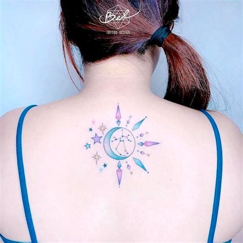 Sagittarius Zodiac Sign Tattoos For Girls