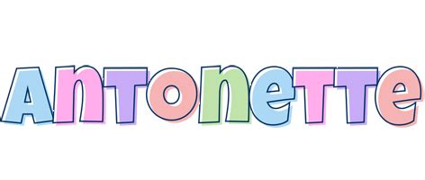 Antonette Logo | Name Logo Generator - Candy, Pastel, Lager, Bowling Pin, Premium Style