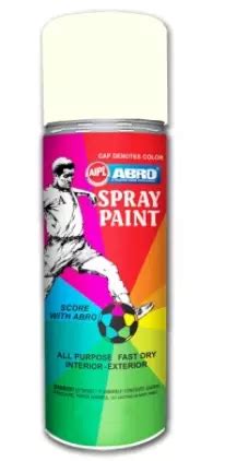 Buy Aipl-Abro 400 ml Off White Color Spray Paint, SP-19 Online in India at Best Prices
