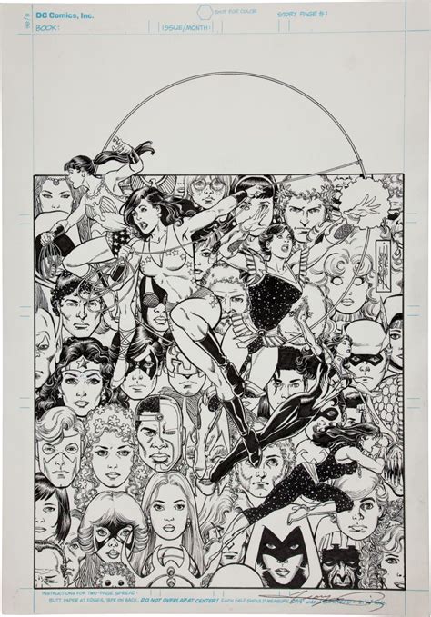 Original Comic Art:Covers, George Perez The New Teen Titans: Who is ...