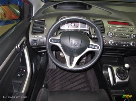 2006 Honda Civic Si Coupe Black Dashboard Photo #65395833 | GTCarLot.com