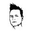 Do a black and white vector face portrait logo, stencil art by Shamim5181 | Fiverr