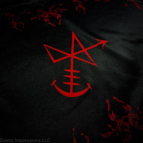 Abaddon Sigil Altar Cloth - Goetic Impressions