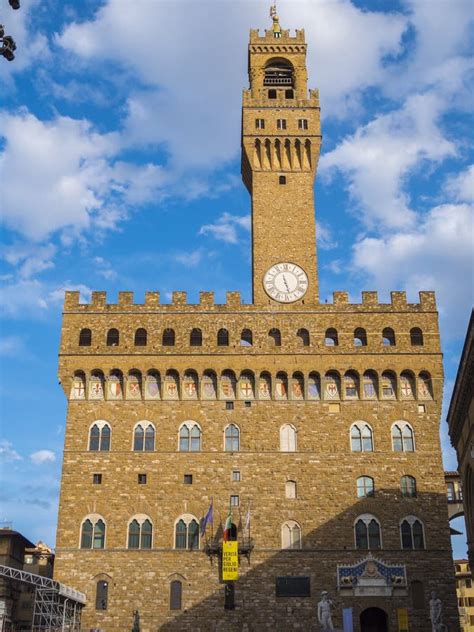 Famous Piazza Della Signoria with Palazzo Vecchio in Florence, Tuscany, Italy - FLORENCE / ITALY ...