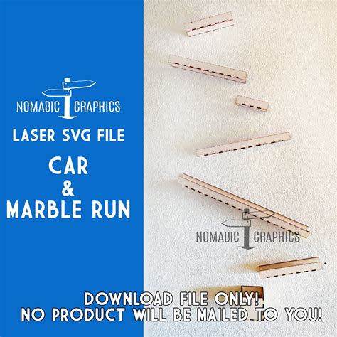 Car & Marble Run Laser SVG File Digital Download NO Physical Product ...