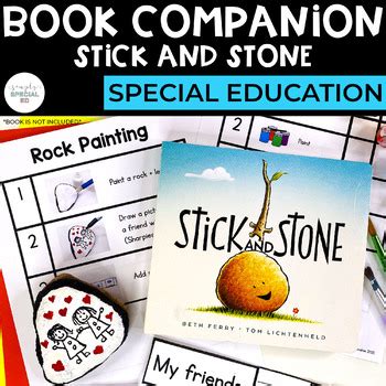 Stick and Stone Book Companion | Special Education by Simply Special Ed