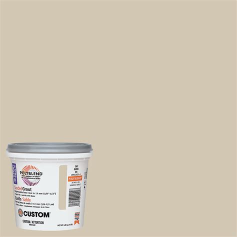 Custom Building Products #382 Bone Sanded Grout 1 Lb. | The Home Depot Canada