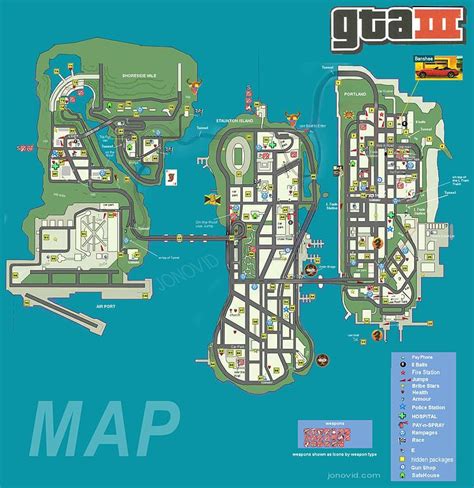 GTA III map - Download - 4shared | Gta san andreas, San andreas, Gta