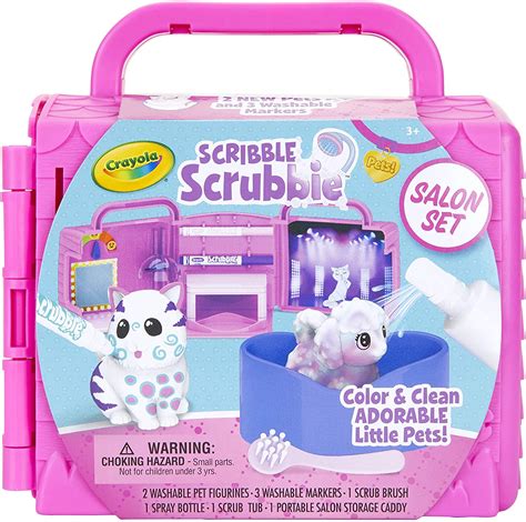 Amazon Almost Lowest Price: Crayola Scribble Scrubbie Pets, Beauty Salon Playset with Toy Pets