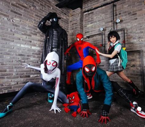 Into the Spider-Verse Miles Morales Suit Cosplay Costume Deluxe Edition Spiderman Theme, Black ...