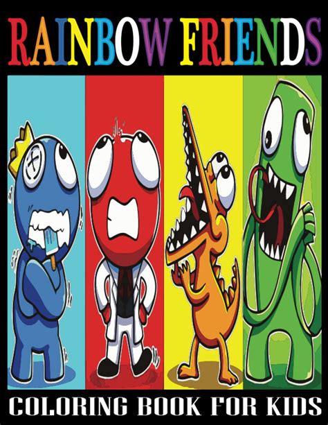 Buy Rainbow Friends Coloring Book: Rainbow Friends : A Great Collection of High Quality Coloring ...