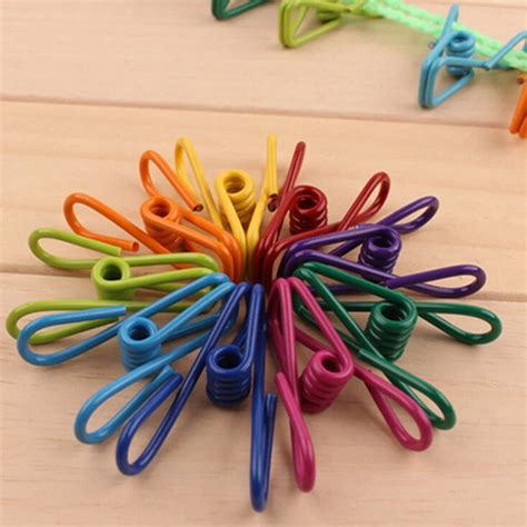 Aliexpress.com : Buy Beautiful Metal Plating Colored Binder Clips Paper Clip Dovetail Clamp Memo ...