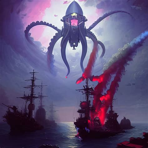 Space Kraken Digital Art by Lucy Ladders | Fine Art America