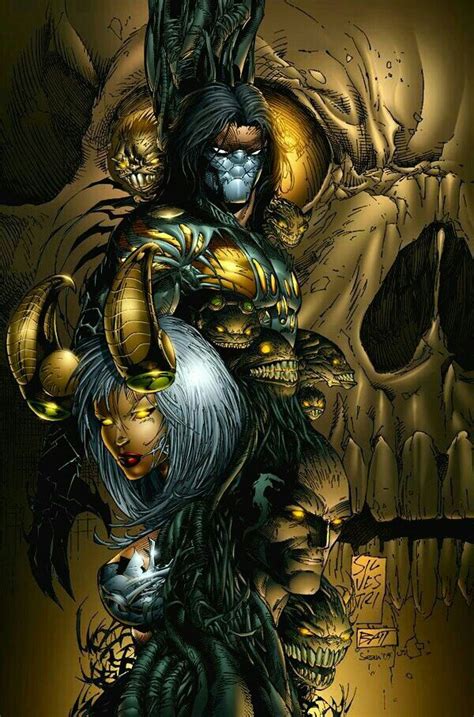 The darkness vs the Angelus | Comics artwork, Comic art, Marvel art