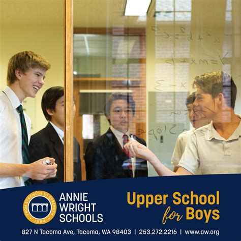 Annie Wright Upper School for Boys Brochure by Annie Wright Schools - Issuu